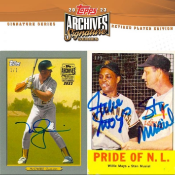 Spot Per Person Topps Archives Signature Series Baseball