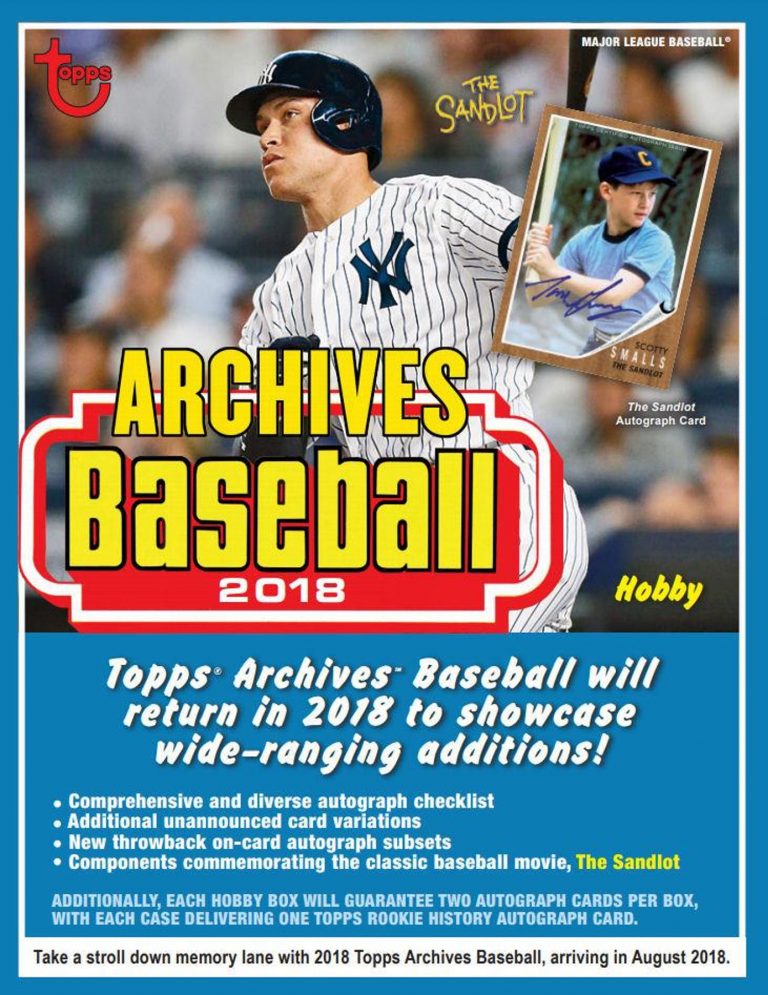 STEAL DEAL 2018 Topps Archives Baseball 1/2 Case Group Break 3741