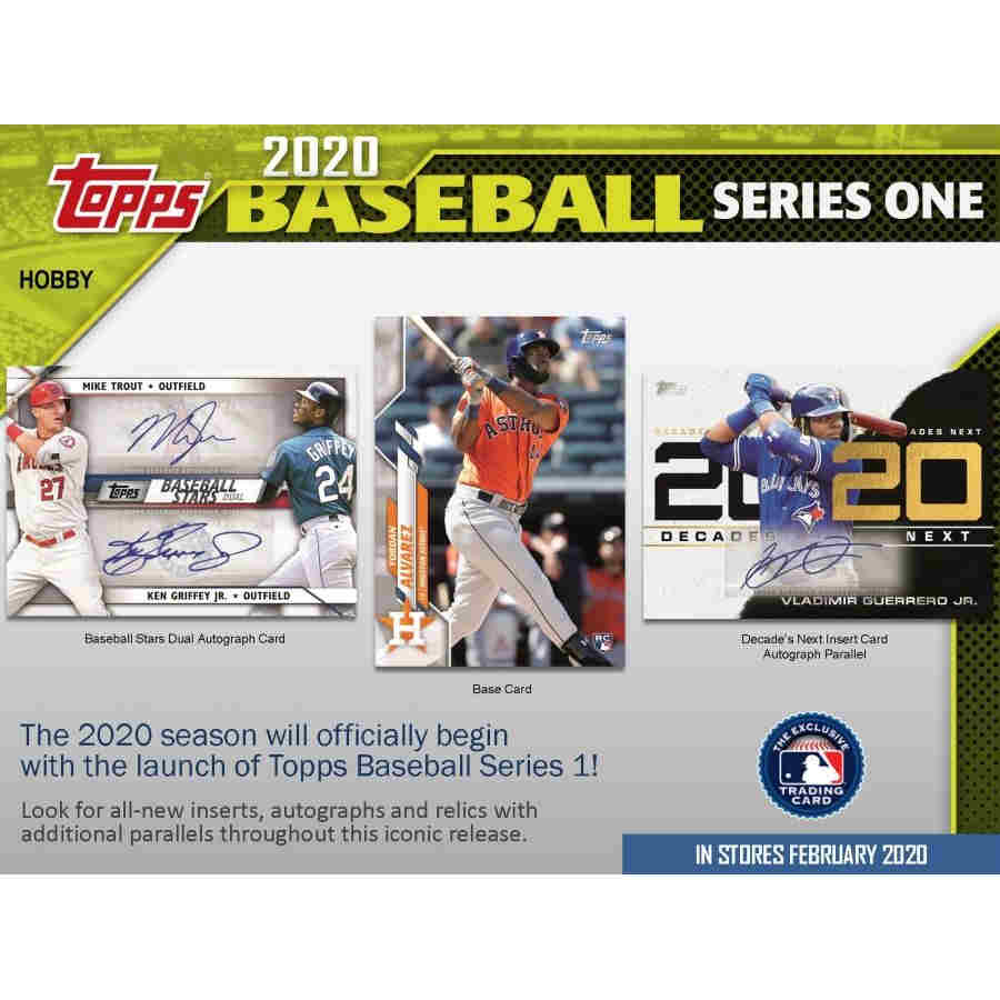2020 Topps Series 1 Baseball Hobby Case PICK YOUR PRICE Group Break ...