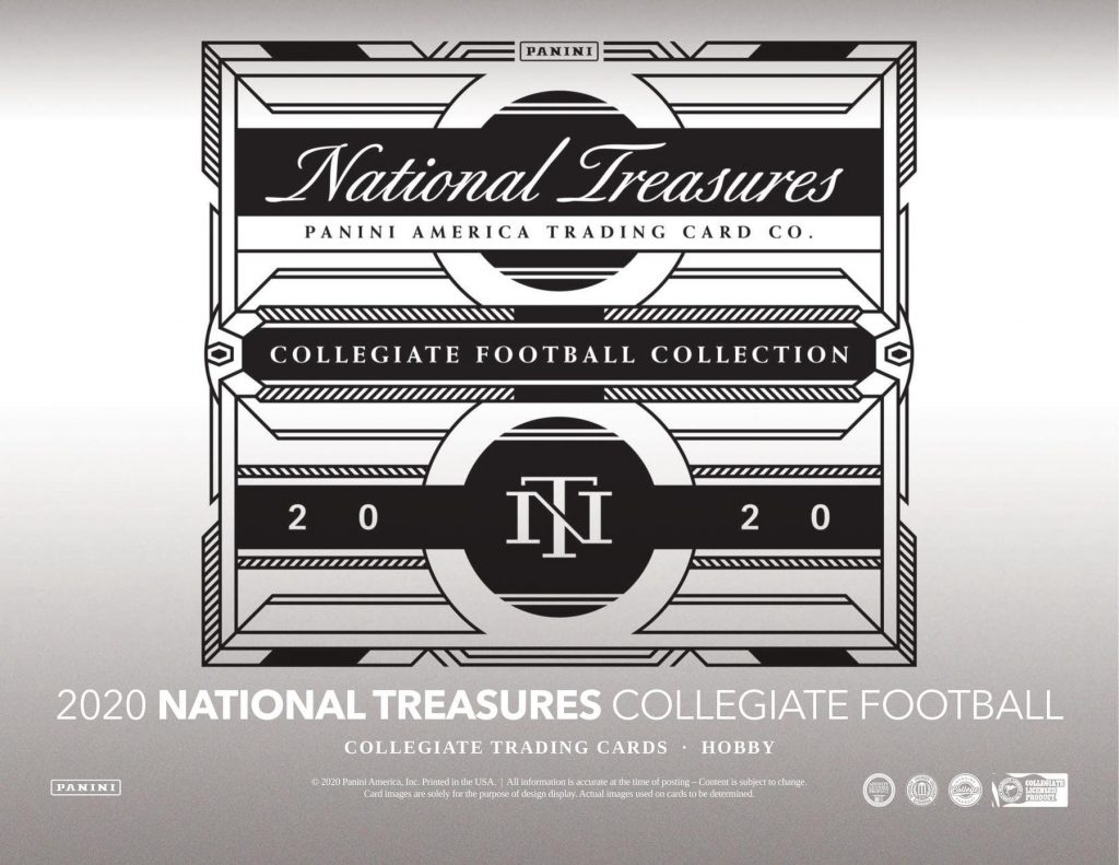 RELEASE DAY 2020 National Treasures Collegiate Football Case PICK