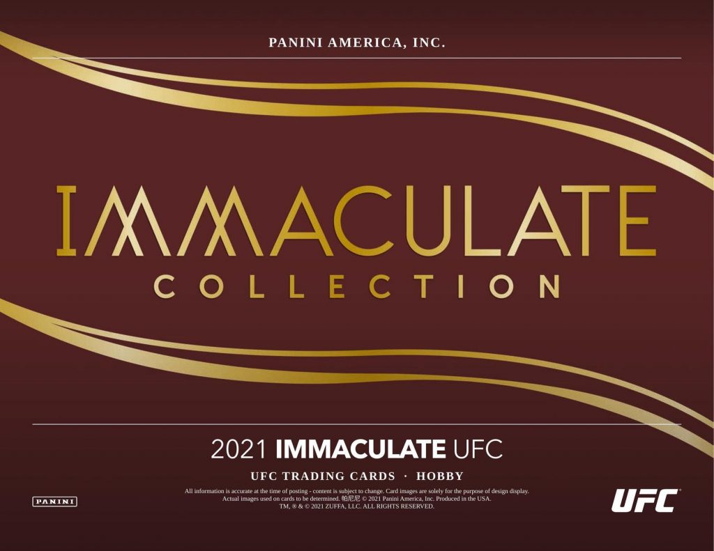 2022 2021 Panini Immaculate UFC Hobby RANDOM FIGHTER Group