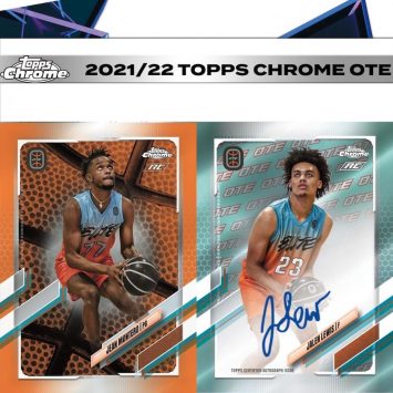 LUNCH BREAKS : 2021-22 Topps Chrome OTE Basketball 1/2 Case RANDOM ...