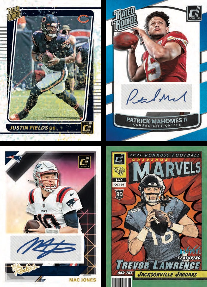 RELEASE DAY : 2021 Panini Clearly Donruss Football 1/2 Case RANDOM TEAM  Group Break #7646 + GIVEAWAY