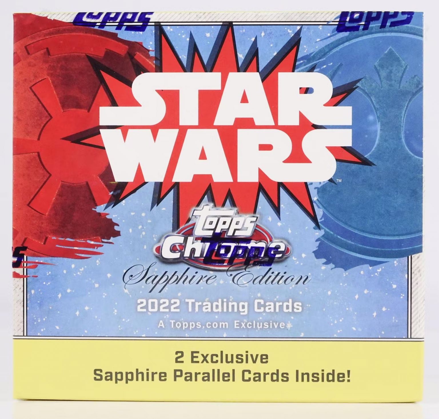 THE FORCE IS WITH YOU 2022 Star Wars Chrome Sapphire & Mandalorian