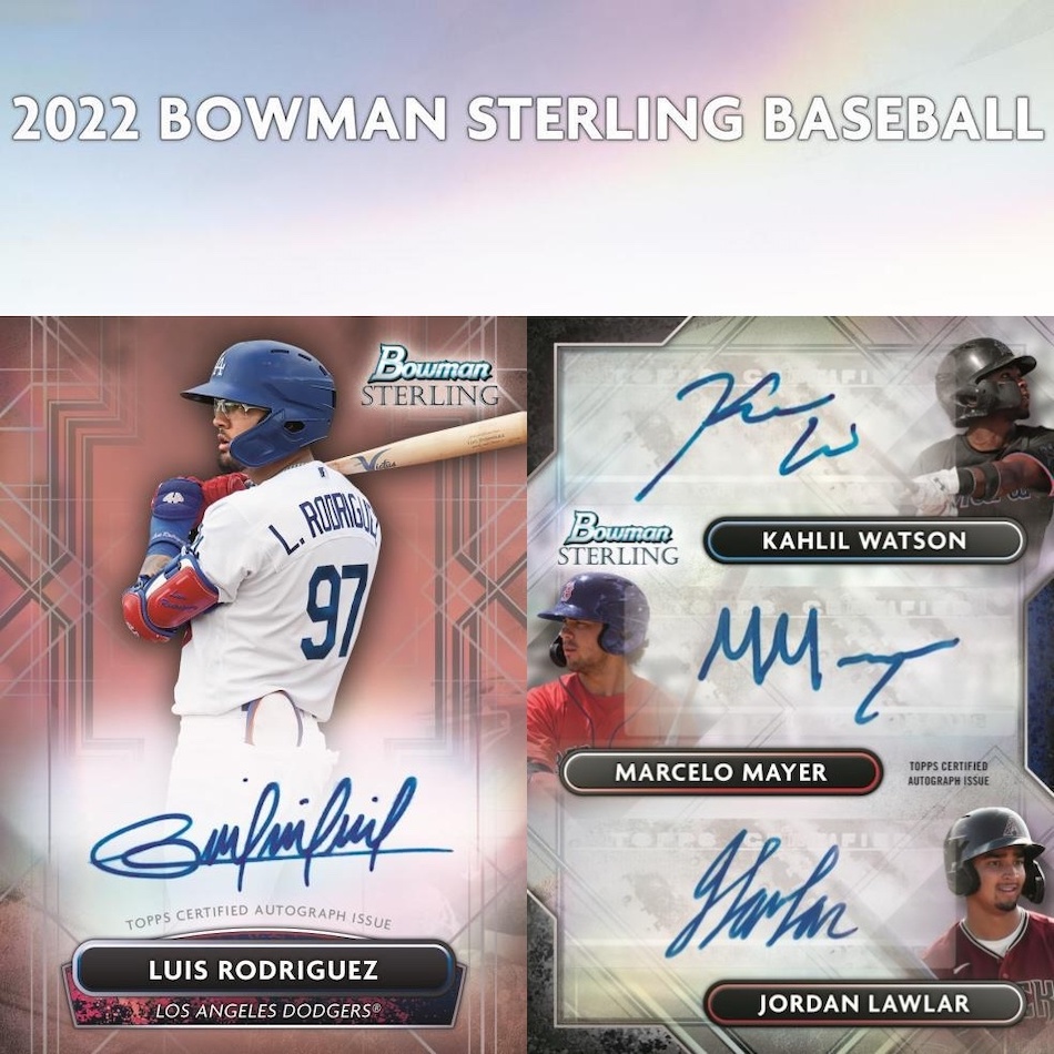 RELEASE DAY 2022 Bowman Sterling Baseball 1/2 Case PICK YOUR TEAM