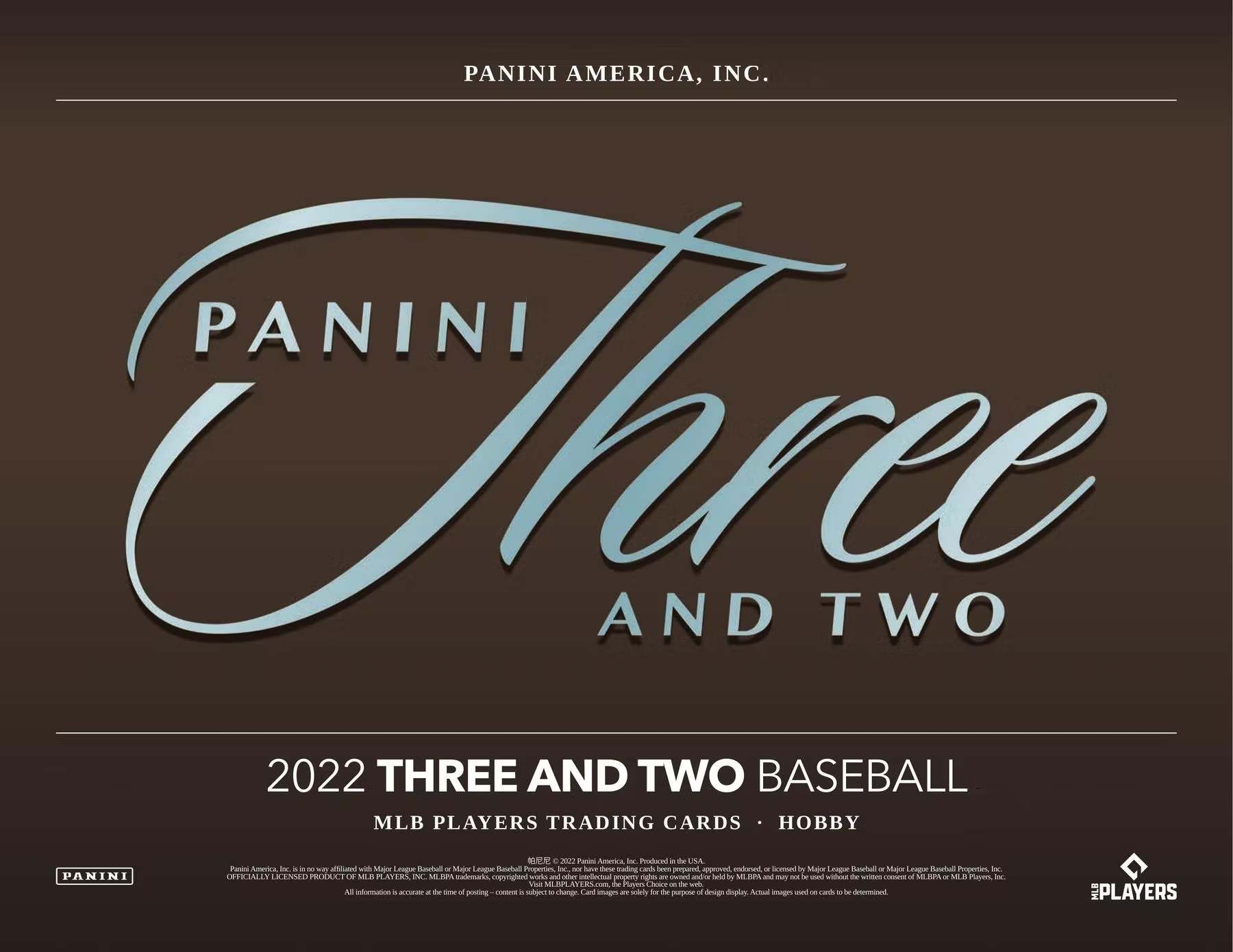 HOT RELEASE 2022 Panini Three And Two Baseball Case PICK YOUR TEAM