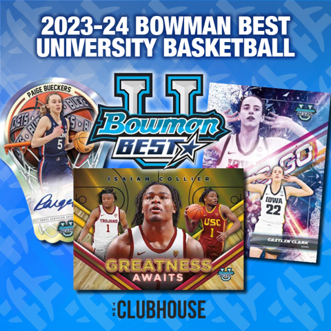 MARCH MADNESS : 2023-24 Bowman University Best Basketball Delight Case  RANDOM LETTER Group Break #11522 – The Clubhouse