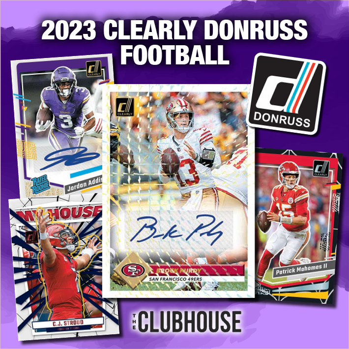 FINAL CASE : 2023 Panini Clearly Donruss Football 1/2 Case PICK YOUR TEAM Group Break #11973 + TACO TUESDAY CASE GIVEAWAY