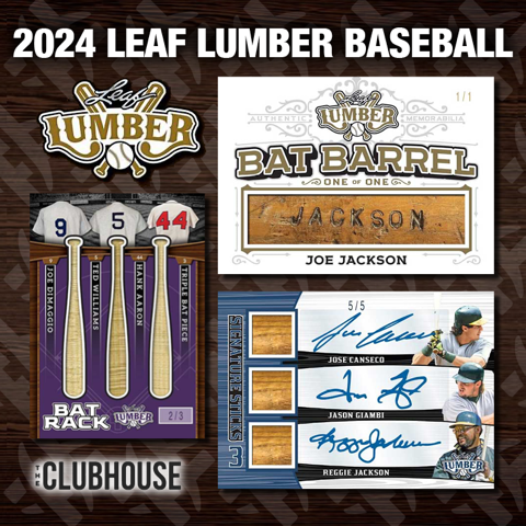 RELEASE DAY : 2024 Leaf Lumber Baseball 1/2 Case RANDOM HIT Group Break #11983