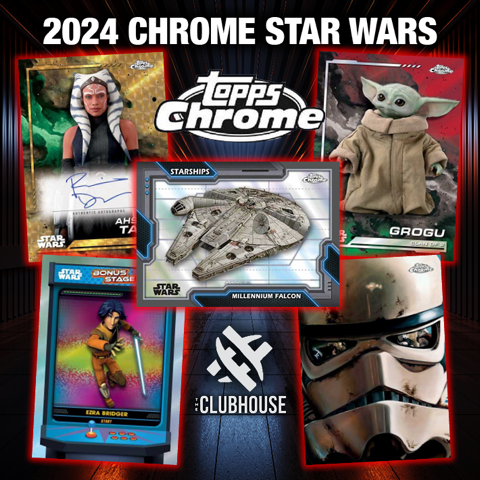 RARE RELEASE : 2024 Topps Star Wars Chrome DELIGHT 1/2 Case RANDOM LETTER Group Break #12249