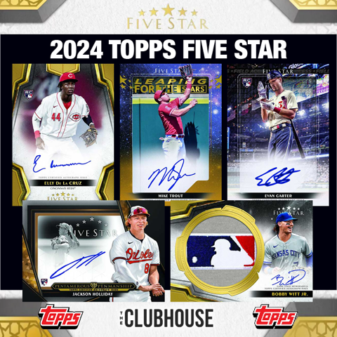 FINAL CASE : 2024 Topps Five Star Baseball Case PICK YOUR TEAM Group Break #12325