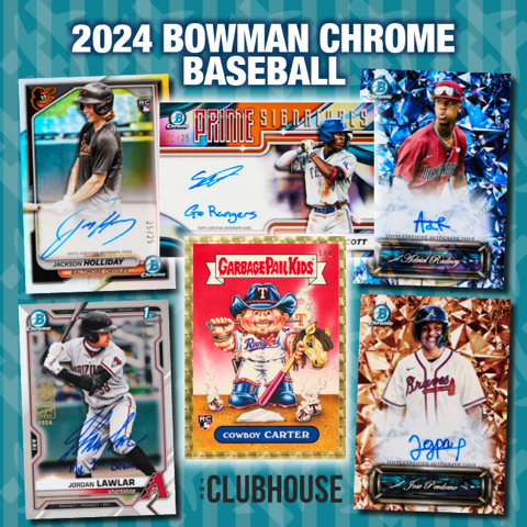 PROSPECT CHASE : 2024 Bowman Chrome Baseball Hobby Case RANDOM DIVISON Group Break #12248