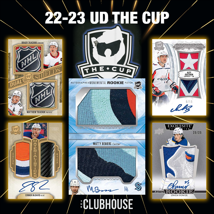 Eastern Conference SERIAL # CLOSER : 2022-23 Upper Deck The Cup Hockey PICK YOUR TEAM Group Break #12275