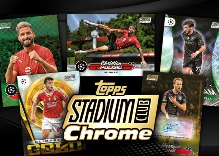 RELEASE DAY : 2023-24 Topps UEFA Stadium Club Chrome Soccer Hobby 1/2 Case PICK YOUR TEAM Group Break #12393