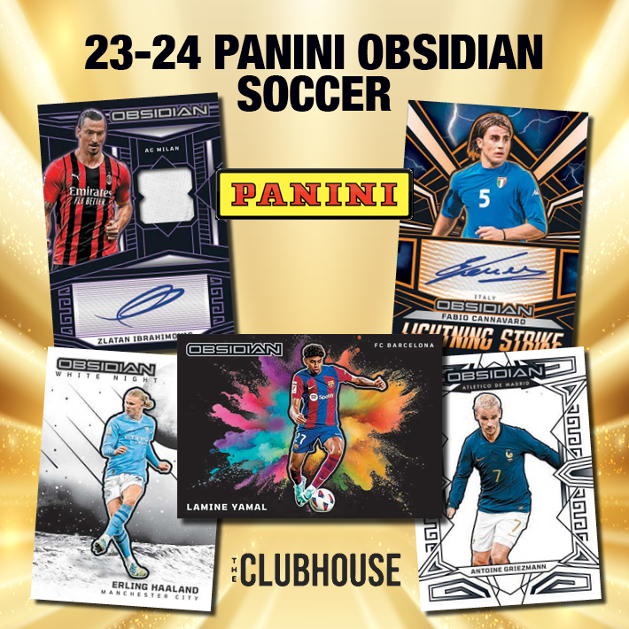 RELEASE DAY : 2023/24 Panini Obsidian Soccer Hobby 1/2 Case RANDOM TEAM ...