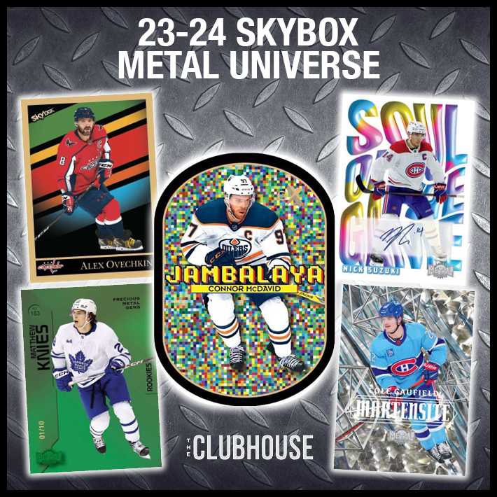 PMG HUNTING : 2023-24 Upper Deck Skybox Metal Universe Hockey 1/2 Case RANDOM TEAM Group Break #12346