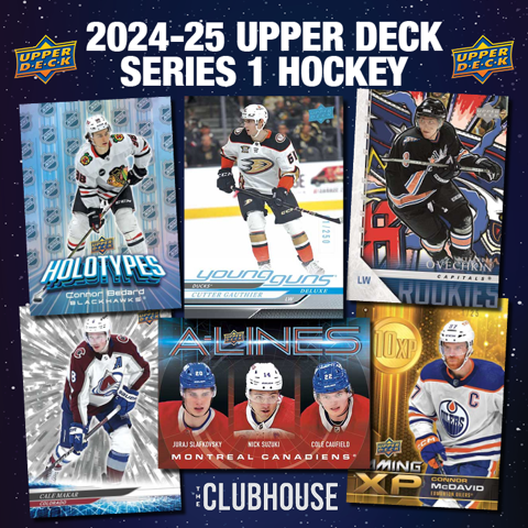 RELEASE DAY : 2024/25 Upper Deck Series 1 Hockey Case PICK YOUR TEAM Group Break #12368