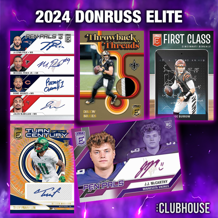 MNF SPECIAL : 2024 Panini Donruss Elite Football Hobby 1/2 Case PICK YOUR TEAM Group Break #12327 + MNF JACKPOT