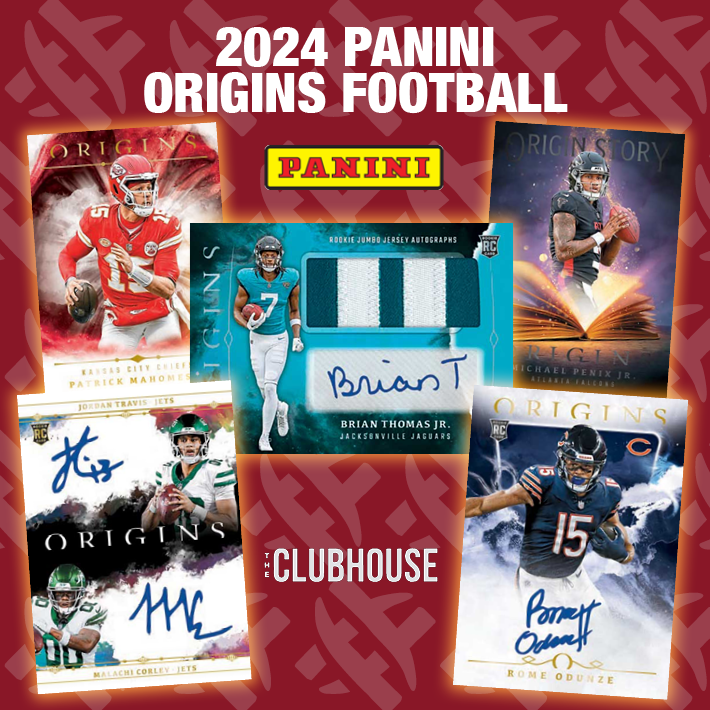 SERIAL # CLOSER : 2024 Panini Origins Football 1/2 Case PICK YOUR TEAM Group Break #12322