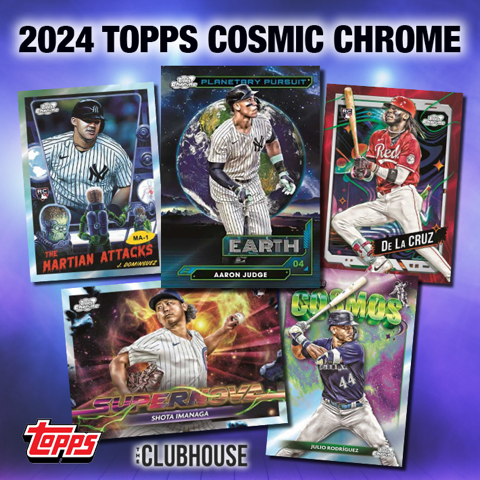 OUT OF THIS WORLD : 2024 Topps Cosmic Chrome Baseball 1/2 Case PICK YOUR TEAM Group Break #12412