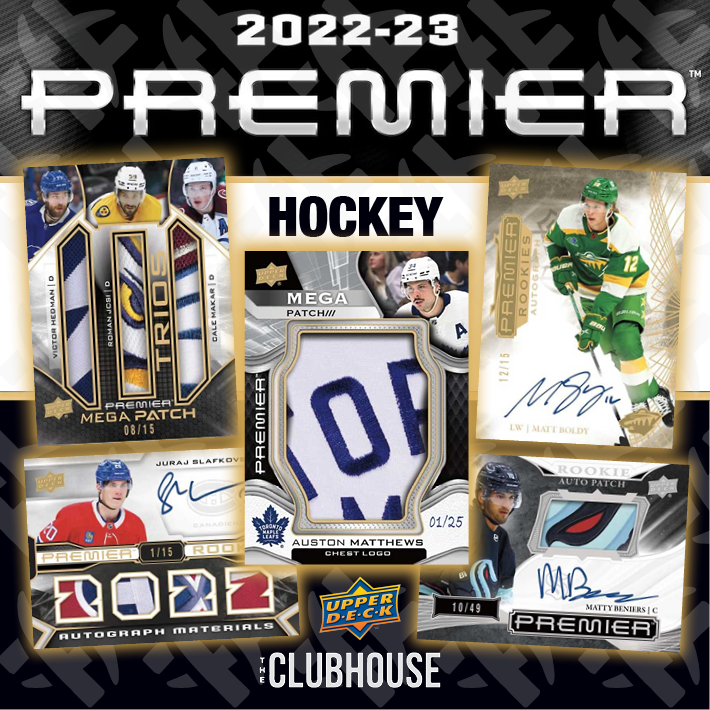 RELEASE DAY : 2022-23 Upper Deck Premier Hockey Case PICK YOUR TEAM Group Break #12478