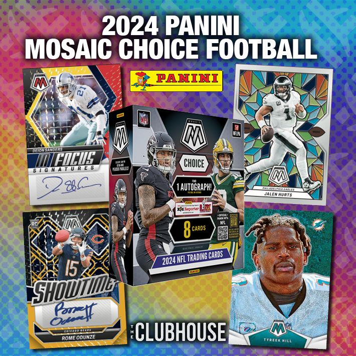 RELEASE DAY : 2024 Panini Mosaic Choice Football RANDOM TEAM Group Break #12650