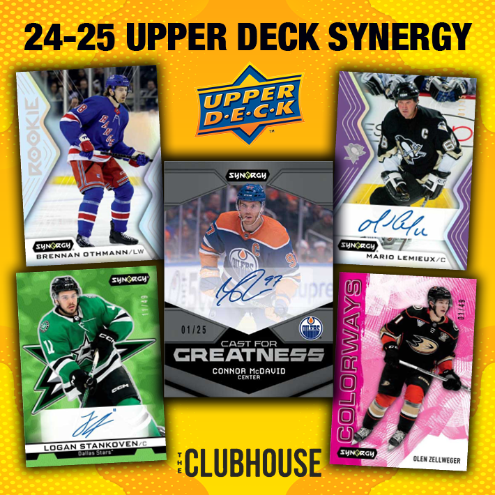 RELEASE DAY : 2024-25 Upper Deck Synergy Hockey Case PICK YOUR TEAM Group Break #12717