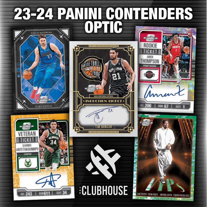 RELEASE DAY : 2023-24 Panini Contenders Optic Basketball 1/4 Case RANDOM TEAM Group Break #12706