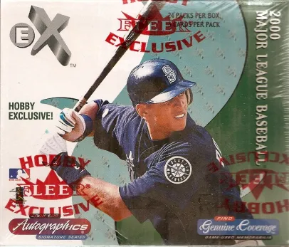 CASE FRESH ATTIC FIND : 2000 Fleer eX Baseball Hobby 2-Box RANDOM TEAM Group Break #12738