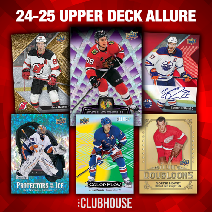 RELEASE DAY : 2024-25 Upper Deck Allure Hockey Case PICK YOUR TEAM Group Break #12855