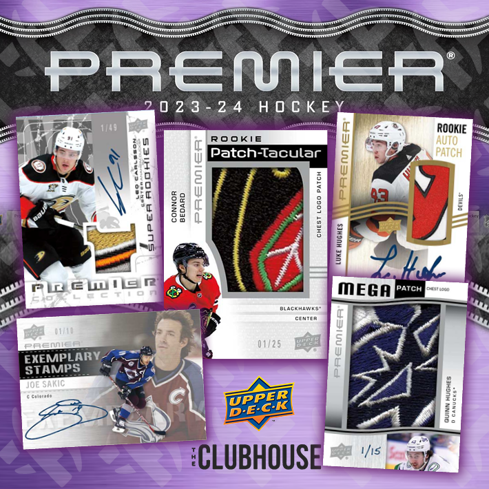 ALMOST OUT OF IT : 2023-24 Upper Deck Premier Hockey 1/2 Case PICK YOUR TEAM Group Break #13072