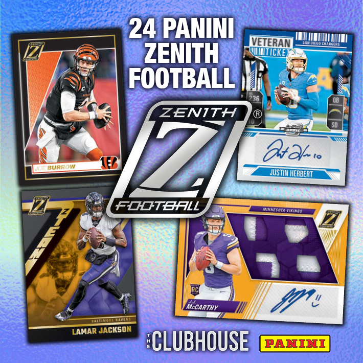 SMOKE SHOW : 2024 Panini Zenith Football 1/2 Case PICK YOUR TEAM Group Break #13074