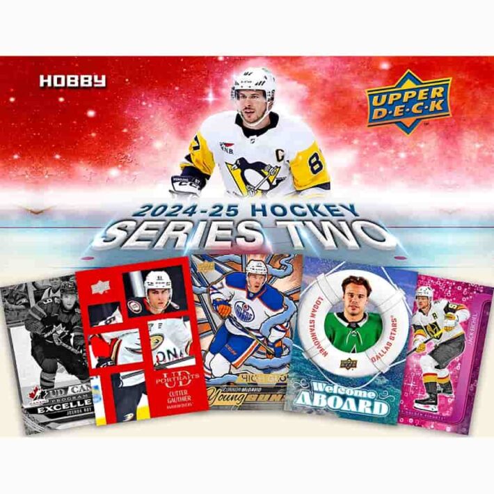 RELEASE DAY : 2024-25 Upper Deck Series 2 Hockey Case PICK YOUR TEAM Group Break #12970