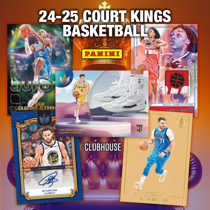 KING OF THE COURT : 2024-25 Panini Court Kings Basketball 1/2 Case RANDOM TEAM Group Break #13021 + COURTSIDE GIVEAWAY