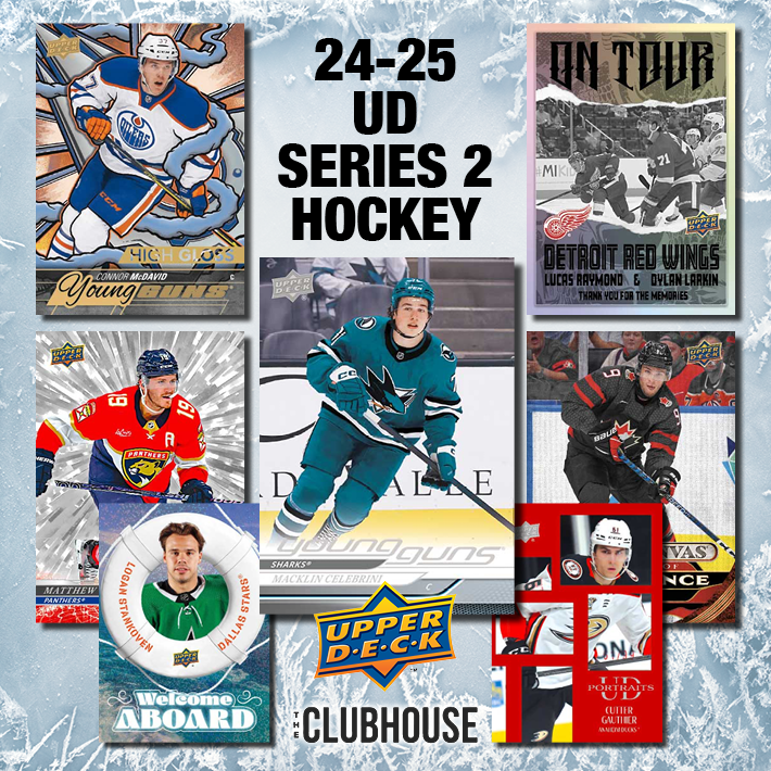 DROP THE PUCK : 2024-25 Upper Deck Series 2 Hockey Case PICK YOUR TEAM Group Break #13033