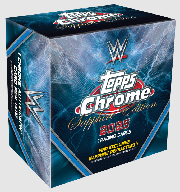 INSANE BONUS BREAK : 2025 Topps Chrome WWE Sapphire SERIAL NUMBER Group Break #13002